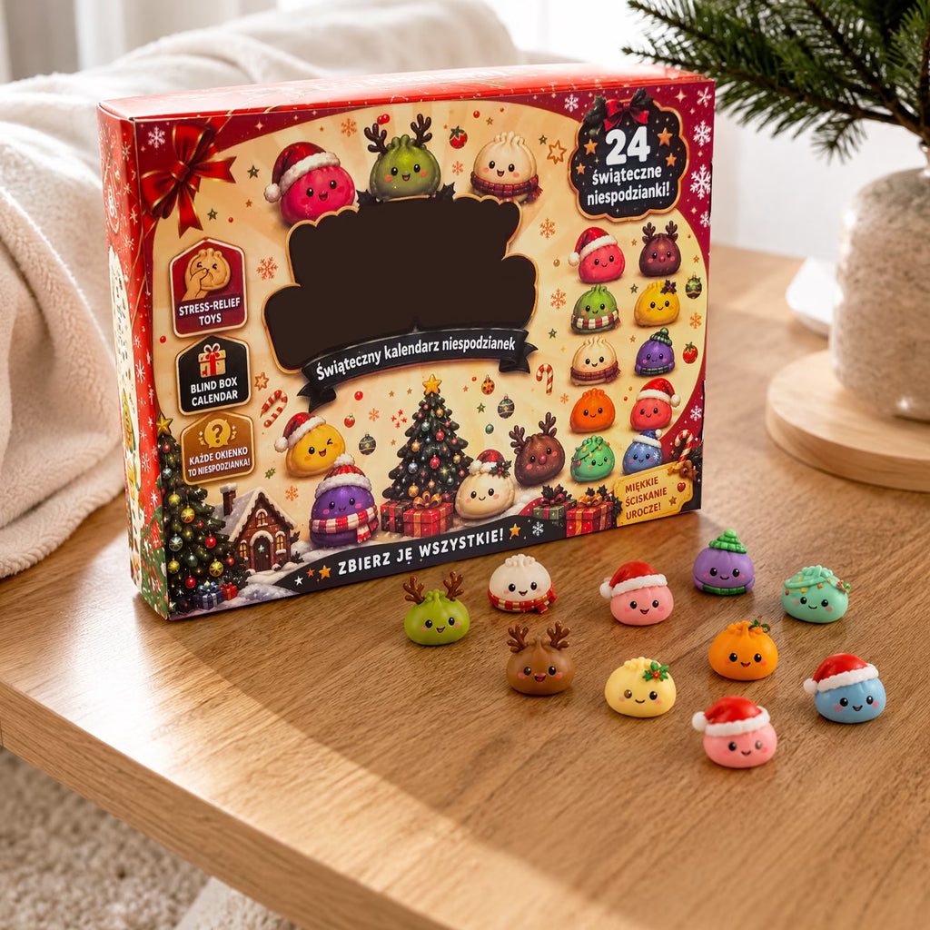 Christmas squishy advent calendar with 24 bao squishies – view 5
