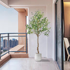 6 ft artificial olive tree – view 4
