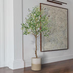 6 ft artificial olive tree – view 7