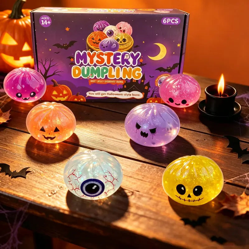 Ghost mochi squishy set for Halloween – view 7