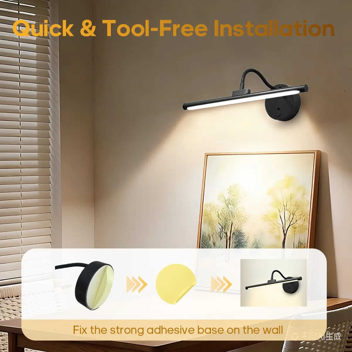 Cordless picture light with remote – view 6