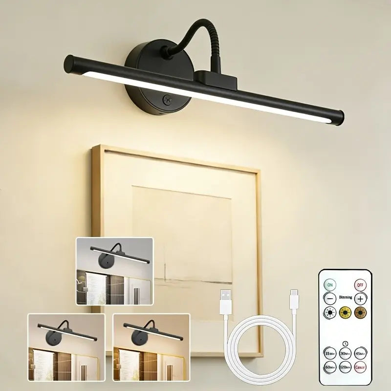 Cordless picture light with remote