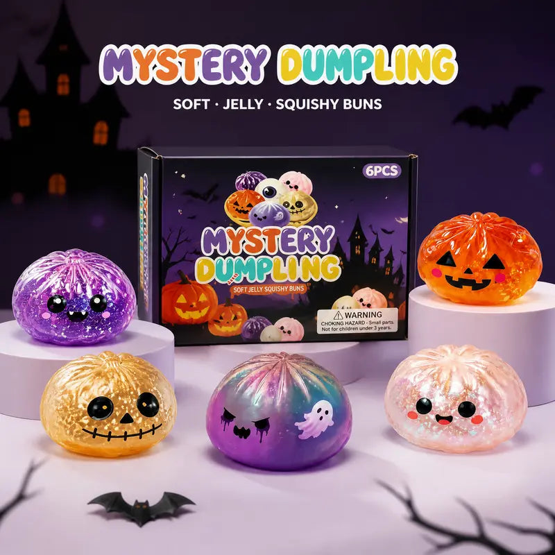 Ghost mochi squishy set for Halloween – view 2