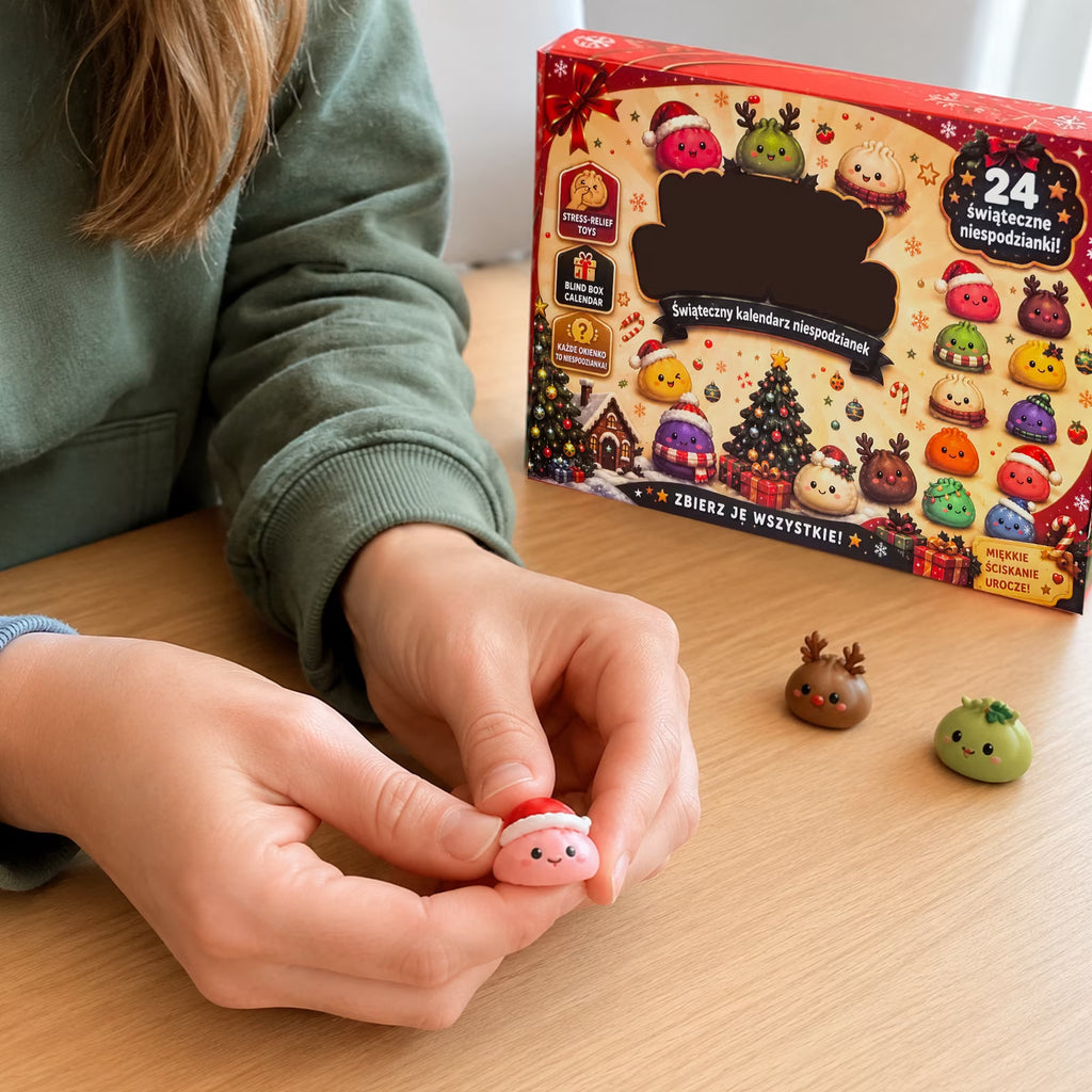 Christmas squishy advent calendar with 24 bao squishies – view 7