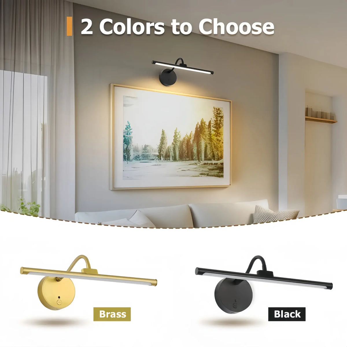 Cordless picture light with remote – view 3