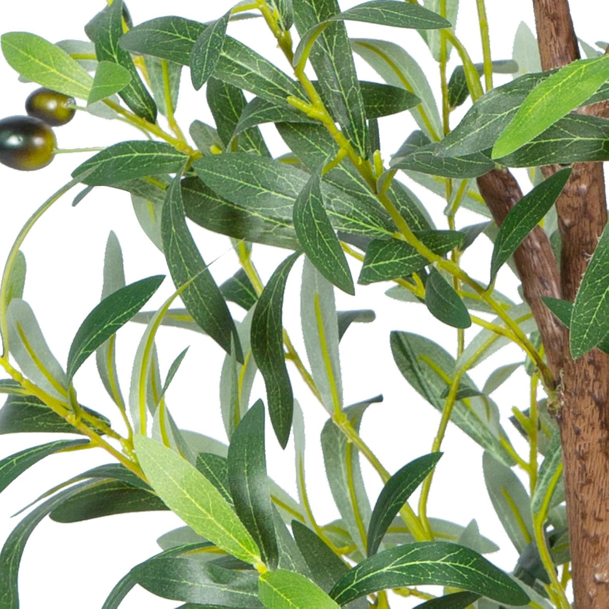 6 ft artificial olive tree – view 3