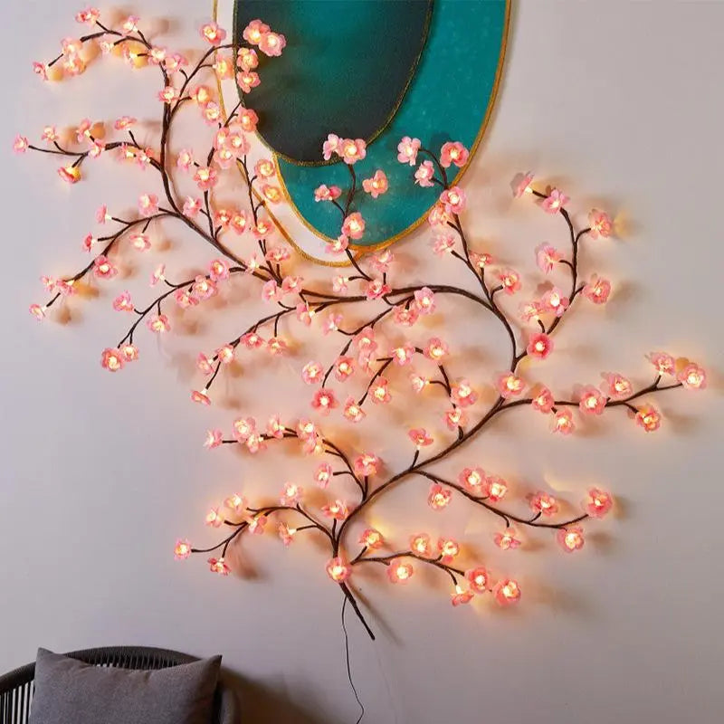 Glowing branch LED light – view 12