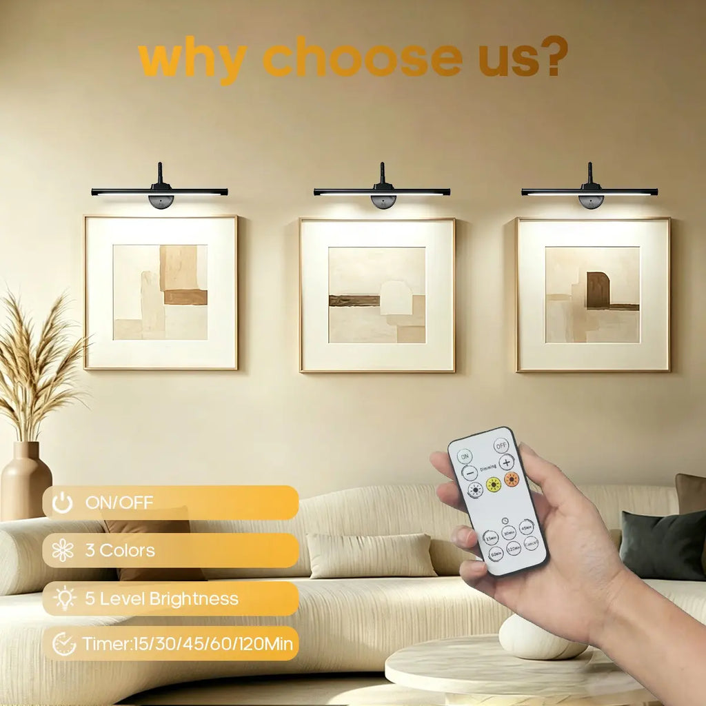 Cordless picture light with remote – view 8