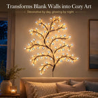 Glowing branch LED light – view 5
